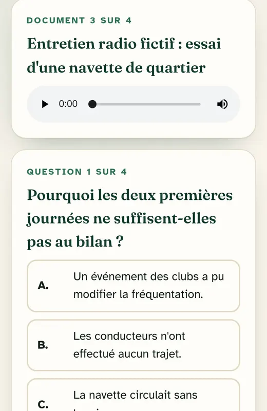 Des enregistrements à écouter