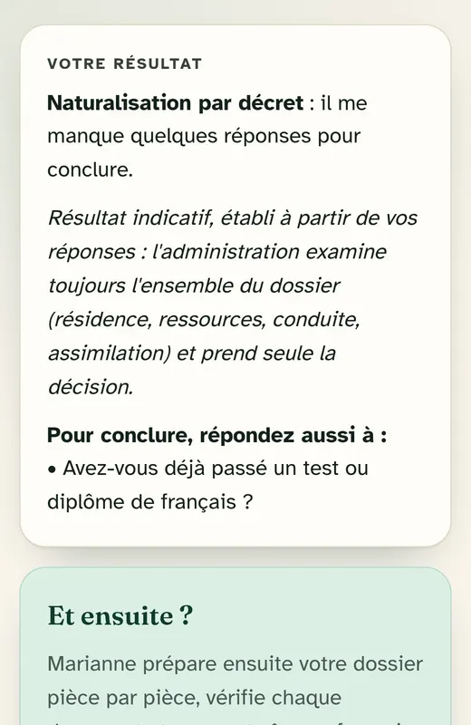 Les points à vérifier